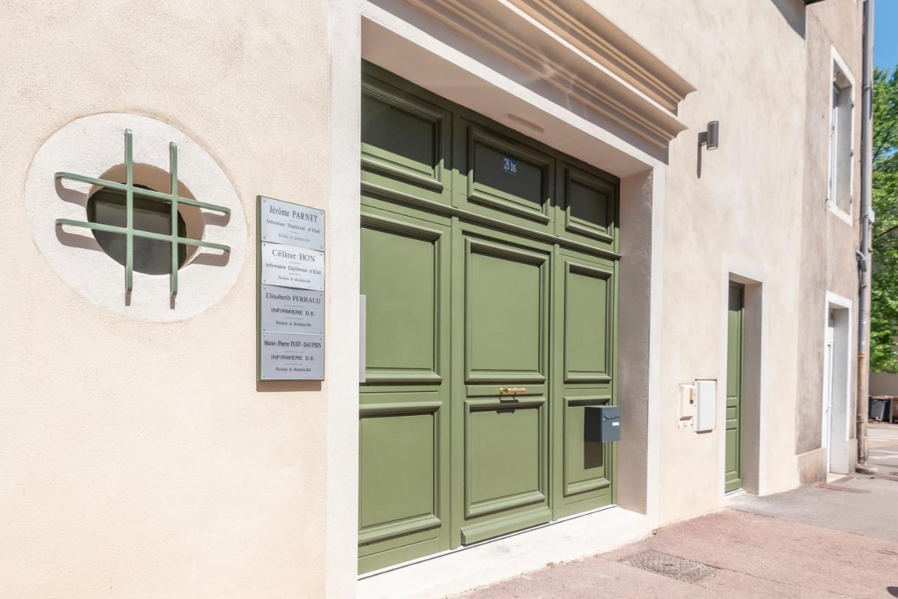 Le Cosy Chic . Proche Gare . Centre-Ville Macon . Neuf . Climatisation . Design . Wifi . Eksteriør billede